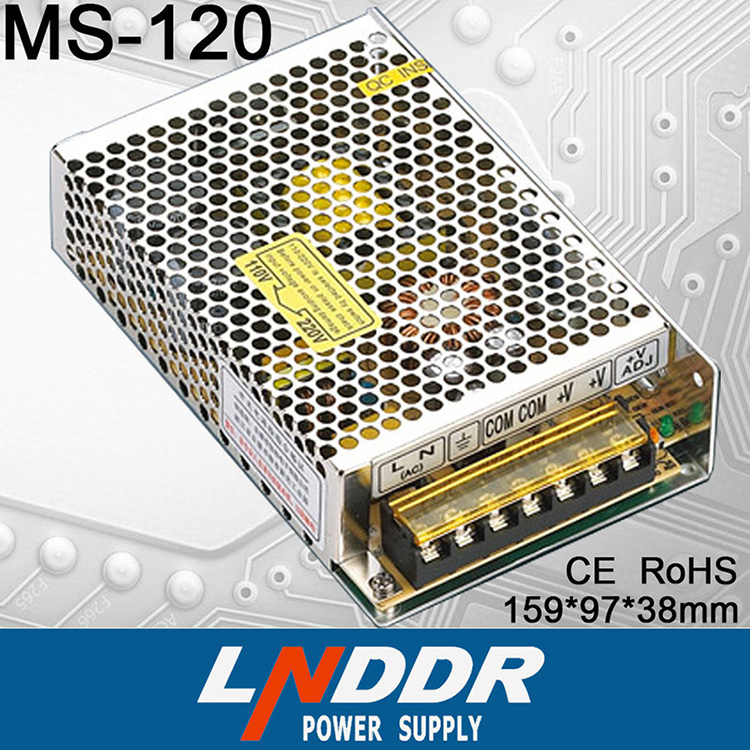 開關電源 MS-120W-24V小體積單路輸出開關電源 led開關電源廠家